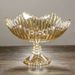 Nordic Style Crystal Glass Home Living Room Coffee Table Modern Creative Simple Snack Candy Dried Fruit Plate_maomaolike.com