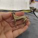 Copper-Plated Zodiac Solid Alloy Wealth-Attracting Handheld Standing Dog Stall Small Ornament_maomaolike.com