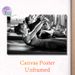 Pilates Training Painting Poster, Monochrome Realistic Fitness Scene Poster, Motivates Workout Sessions, Ideal For Gym And Fitness Studio Walls_maomaolike.com