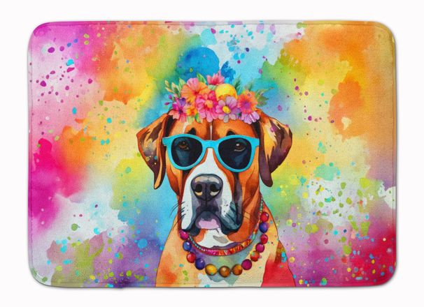 Boxer Hippie Dawg Memory Foam Kitchen Mat Machine Washable Anti-Fatigue Mat Cushion Comfort Bath Mat Or Kitchen Rug_maomaolike.com