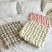 Home Garden Net Red Home Living Room Decoration Sofa Pillow Bedside Cushion Solid Color Hand Woven Cushion_maomaolike.com