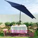 9FT TILT UMBRELLA With Navy Blue Fabric_maomaolike.com