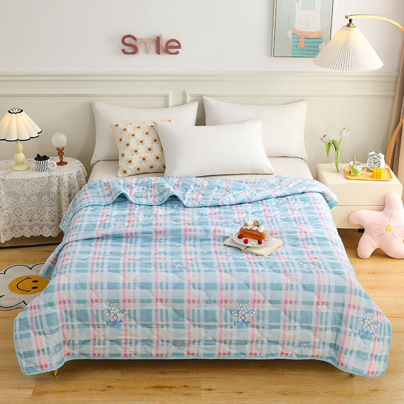Manufacturer Wholesale New Simple Brushed Print Air Conditioner Summer Quilt Core Gift Dropshipping_maomaolike.com