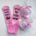 Unisex if you can read this cake socks, letter socks, mid-tube socks_maomaolike.com