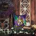 English Bulldog King Of Mardi Gras Throw Pillow Machine Washable, Indoor Outdoor Decorative Pillow For Couch, Bed Or Patio, 18Hx18W_maomaolike.com