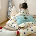 Wholesale INS Dopamine Cartoon Polka Dot Bear Embroidery Washed Four-Piece All 4-Piece Set Pure Cotton Bedding_maomaolike.com