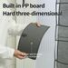 Door Storage Hanging Bag Wall-mounted Non-woven Transparent Bag Storage Bag Bathroom Wall Rack Dormitory Supplies_maomaolike.com