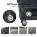 BLUE 3-Piece Premium ABS Luggage Set-20", 24", And 28" Suitcases With Multi-Position Handle, Silent Spinner Wheels, And TSA-Approved Lock-Durable, Stylish, And Spacious Travel Gear_maomaolike.com