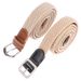 HOT 1Pc Fashion Woven Canvas Metal Buckle Men Women Elastic Braided Belt Punch Free_maomaolike.com