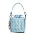 Unique Design Hollow Woven Drawstring Bucket For Women, 2026 Spring/summer Fashion Handbag, Versatile Shoulder And Crossbody Bag_maomaolike.com