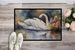 Swan Doormat Front Door Mat Indoor Outdoor Rugs For Entryway, Non Slip Washable Low Pile, 24H X 36W_maomaolike.com