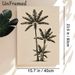 Banana Tree Painting Poster, Monochrome Line Art Style Poster, Understated Tropical Natural Decor Suitable For Living Room, Bedroom, Office_maomaolike.com