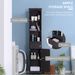Bathroom Storage Cabinet, Free Standing Bathroom Storage Unit, Tall Linen Tower With 3-Tier Shelves And Drawer, Brown_maomaolike.com