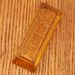 Glass Brick Ornament Bank Home Gift Window Decoration 0kg Solid Small Gold Bar Yellow Crystal Wholesale_maomaolike.com