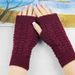 Men's Gloves Winter fingerless gloves women's computer short gloves warm and long gloves Japanese and Korean popular half finger wool flat gloves_maomaolike.com
