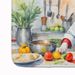 Bull Terrier The Chef Memory Foam Kitchen Mat Machine Washable Anti-Fatigue Mat Cushion Comfort Bath Mat Or Kitchen Rug_maomaolike.com