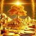 Fortune Tree Decorative For Living Room Entrance Background Bedroom Sticker Painting Paper Wall Covering_maomaolike.com