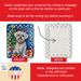 Maltese Christmas Reindeer Porcelain Ornament Christmas Tree Hanging Decorations For Home Christmas Holiday, Rectangle, Gift, Multicolor_maomaolike.com