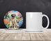 Anatolian Shepherd Spring Garden Large Sandstone Coasters Pack Of 4 Absorbent Round Coasters Decor Gifts For Men Or Women, 4 In, Multicolor_maomaolike.com