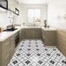 Cross-border Kitchen Bathroom Oil-proof, Waterproof, Non-slip Diagonal Pattern Floor Stickers For Renovation Decoration_maomaolike.com
