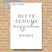 German Shoe Removal Reminder Painting Poster, Minimalist Black & White Typographic Poster, Elegant Mixed-font Design Acts As A Polite Reminder_maomaolike.com