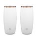 Stainless Steel Beer Glass Set, Set Of 2 - White_maomaolike.com
