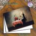 Surreal Dinner Party Painting Poster, Eerie Surrealist Mysterious Dining Scene Poster, Unique Artistic Decor Ideal For Home Gallery, Living Room_maomaolike.com