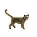 Creative Little Long Tail Vintage Pastoral Cat Tea Pet Desktop Bronze Sculpture Handheld Craft Small Ornament_maomaolike.com
