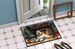 Old English Sheepdog Cozy Christmas Doormat Front Door Mat Indoor Outdoor Rugs For Entryway, Non Slip Washable Low Pile, 24H X 36W_maomaolike.com