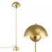 Golden Dome Floor Lamp, Minimalist Modern Floor Lights, For Bedroom, Living Room, Office_maomaolike.com