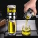 500mlGlass Double Layer Glass Tea Anti Scalding Portable Handle Leak Proof Travel Cup WaterproofTeapot Easy To Clean_maomaolike.com