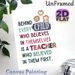 Inspirational Teacher Quote Painting Poster, Vibrant Colorful Text With Cheerful Faces Poster, Heartfelt Message Celebrating Educators, Suitable For_maomaolike.com