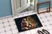 Dachshund And Santa Claus Doormat Front Door Mat Indoor Outdoor Rugs For Entryway, Non Slip Washable Low Pile, 24H X 36W_maomaolike.com