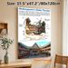 Shakespeare's Globe Theater Painting Poster, Detailed Annotated Architectural & Real-scene Poster, Educational Historical Theater Reference For Study_maomaolike.com