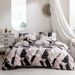 Bedding Sets Colorful Geometric Marble Pattern Printed Quilt Set Three Piece Set_maomaolike.com
