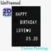 Birthday Love Themed Painting Poster, Minimalist Black & White Text Art Poster, Warm Heartfelt Birthday Message, Ideal For Birthday Celebrations And_maomaolike.com