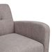 Mid-Century Modern Fabric Accent Armchair Single Sofa With Rubber Wood Legs For Living Room_maomaolike.com
