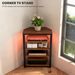 LED TV Stand, Entertainment Center With Storage Shelves And Steel Frame_maomaolike.com