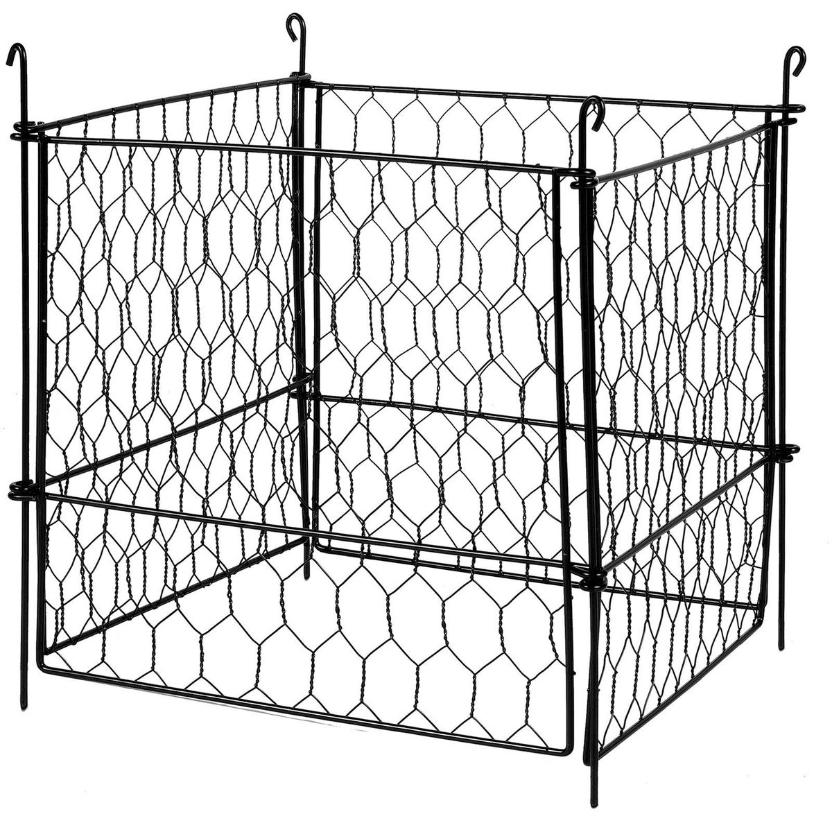 VEVOR 4 Pack Plant Protectors From Animals, 13.4'' X 13.4'' Chicken Wire Plant Protector, Plant Cages For Outdoor Plants, Flowers & Vegetables, Keeps Bunny Chicken Squirrels Out, 16pcs Metal Mesh_maomaolike.com