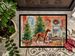 Redbone Coonhound Christmas Cookies Doormat Front Door Mat Indoor Outdoor Rugs For Entryway, Non Slip Washable Low Pile, 24H X 36W_maomaolike.com