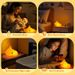 Fox Night Light, Squishy Silicone Lamp Novelty Gifts, Rechargeable Dimmable Timer Bedside Touch Nightlight For_maomaolike.com