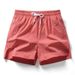 Men's Clothing Summer pants new style ice silk thin fashion casual loose drawstring three-quarter pants men's beach swimming large size shorts_maomaolike.com