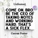 Motivational Work Quote Painting Poster, Bold Black-and-White Typographic Poster, Inspirational Message To Encourage Diligent Work And Note-taking_maomaolike.com