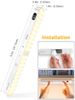 WILLED Warm Motion Sensor Cabinet Display 60 LED Touch Bar Wireless Rechargeable Battery Night Light_maomaolike.com
