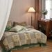 Wholesale INS American Retro Pastoral Style Soft Yarn-Dyed Jacquard Double Layer 4-Piece Pure Cotton Four-Piece Set_maomaolike.com