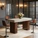 Bar Table, Industrial Counter Height Pub Dining Table_maomaolike.com