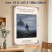 Anne Brontë Literary Quote Painting Poster, Moody Misty Gothic Manor Scene Poster, Inspirational Classic Literature Decor Idea For Home Study, Library_maomaolike.com