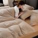 Wholesale Light Luxury Pure Brushed Four-Piece Nordic Style Autumn Winter Full Jacquard Embroidery 100-Count Long-Staple Cotton 4-_maomaolike.com