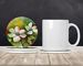 Virginia American Dogwood In Watercolor Large Sandstone Coasters Pack Of 4 Absorbent Round Coasters Decor Gifts For Men Or Women, 4 In, Multicolor_maomaolike.com