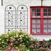 2 Pack Metal Garden Trellis 86.7" X 19.7" Rustproof Trellis For Climbing Plants Outdoor Flower Support Black_maomaolike.com